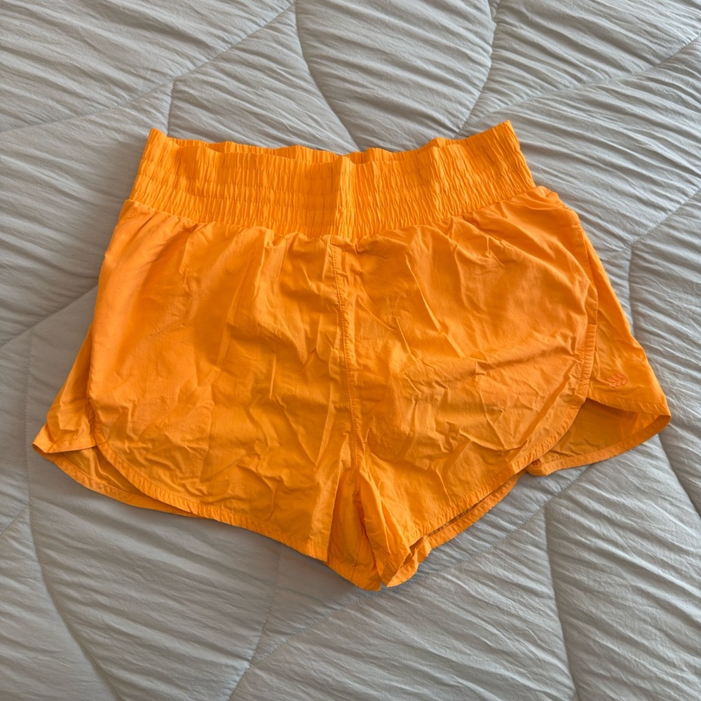 All in Motion High-Waist Orange Women's Active Shorts